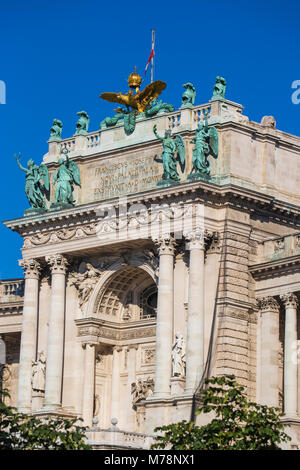 Hofburg, UNESCO-Weltkulturerbe, Wien, Österreich, Europa Stockfoto