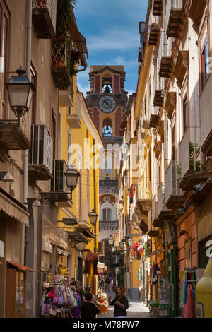 Zurück Street, Sorrento, Kampanien, Italien, Mittelmeer, Europa Stockfoto