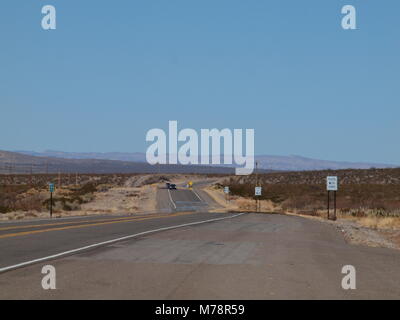 US 54 im Norden von New Mexico Stockfoto