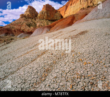 Bentonit Hügel, Circle Cliffs, Grand Staircase-Escalante National Monument, Utah Stockfoto