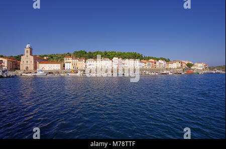 Port de Vendres in Frankreich Stockfoto