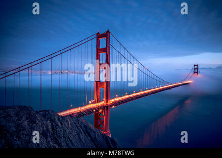 Golden Gate Bridge, San Francisco, Kalifornien, USA Stockfoto