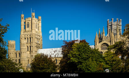 Die Kathedrale von Ely England Stockfoto