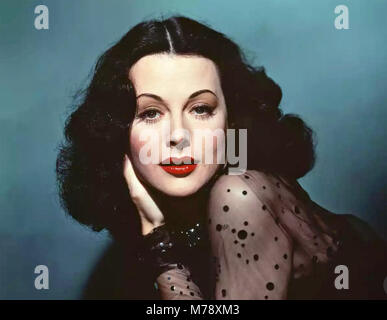 HEDY LAMARR (1914-2000), österreichisch-amerikanischen Schauspielerin über 1948 Stockfoto