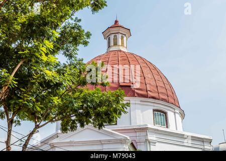 Kirche in Semnarang Indonesiua Stockfoto