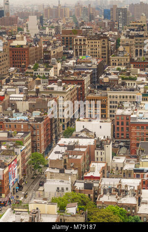 SoHo Dächer, Manhattan, New York City Stockfoto