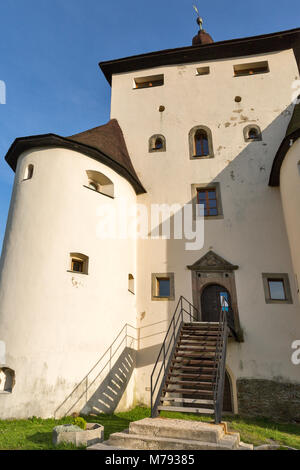 Renaissanceschloss Nový Zamok oder Neue Burg in Banska Stiavnica, Slowakei. UNESCO-Weltkulturerbe. Stockfoto