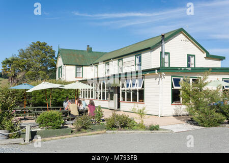 Historische Moutere Inn (NZ älteste Pub), moutere Highway, Upper Moutere, Tasman, Neuseeland Stockfoto