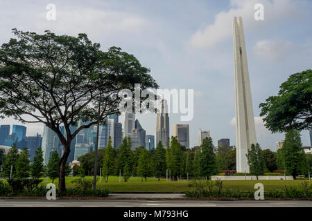 Gedenkstätte für die zivilen Opfer der japanischen Besatzung, im War Memorial Park, Singapur. Stockfoto