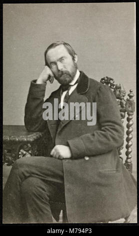 Portrett av forfatter Aasmund Olavsson Vinje (1818-1870) (reprofotografi) (39341255415) Stockfoto