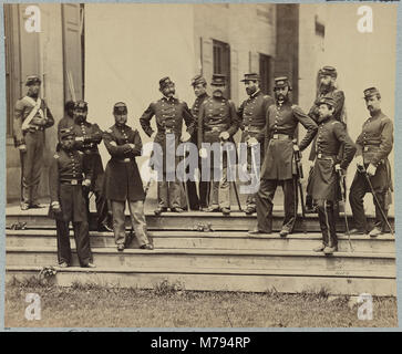 Die Offiziere der 8 New York State Militia, Arlington, Va., Juni, 1861 LCCN 2013647764 Stockfoto