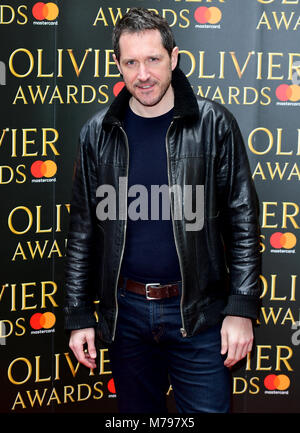 Bertie Carvel Teilnahme an der Olivier Awards mit Mastercard nominierten Feier im Rosewood Hotel, London statt. Stockfoto