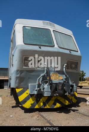 Autos Der ethio - Dschibuti Bahnhof, Dire Dawa region, Dire Dawa, Äthiopien Stockfoto