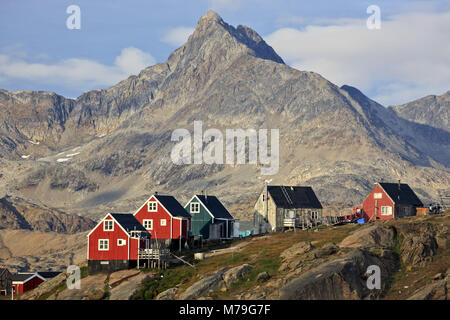 Grönland, Ostgrönland, Ammassalik, Tasiilaq, Stockfoto