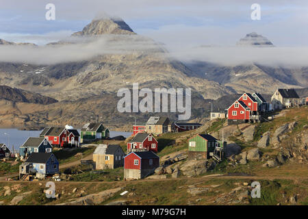 Grönland, Ostgrönland, Ammassalik, Tasiilaq, Stockfoto