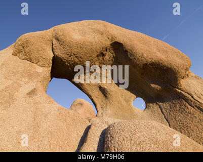 Rock Szenerie im Jumbo Rock, Joshua Tree National Park, Kalifornien, Amerika, Stockfoto