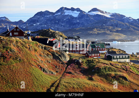 Grönland, Ostgrönland, Ammassalik, Tasiilaq, Stockfoto