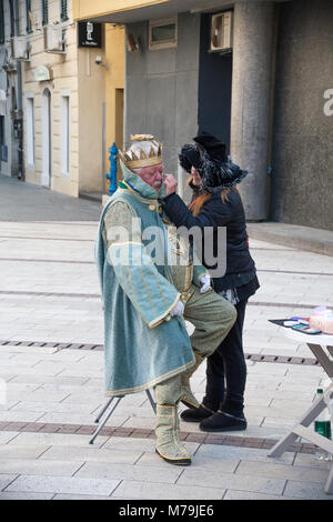 Karneval in Rijeka, Kroatien Stockfoto