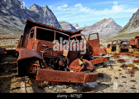 Grönland, Ostgrönland, Ammassalik, der ehemalige US-Militärbasis, Military Base, Stockfoto