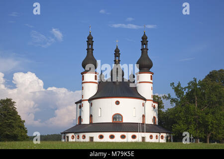 Wallfahrtskirche Kappl, Waldsassen, Oberpfalz, Bayern, Deutschland, Stockfoto