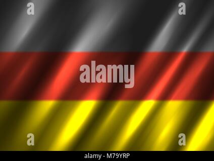 Deutschland Nationalflagge Hintergrund Stock Vektor