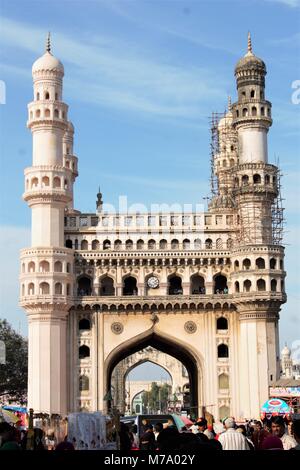 CHARMINAR HYDERABAD TELANGANA 5600024 INDIEN Stockfoto