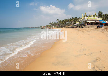 Fischerboote am Kovalam Beach Stockfoto