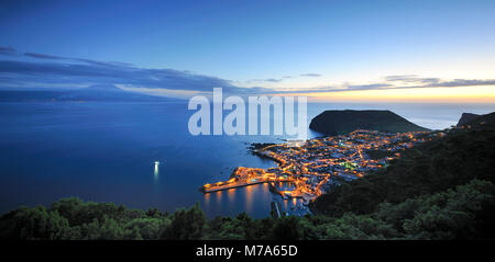 Velas. Insel São Jorge. Azoren, Portugal Stockfoto