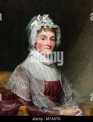 Abigail Adams (geborene Smith: 1744-1818), Frau des 2. US-Präsident John Adams. Porträt von Gilbert Stuart, Öl auf Leinwand, 1810-15 Stockfoto