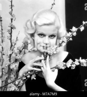 JEAN HARLOW (1911-1937), US-amerikanische Schauspielerin über 1935 Stockfoto