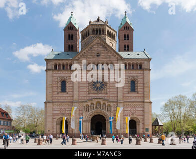 Speyer Kaiserdom/Kathedrale, die zum Weltkulturerbe der UNESCO Stockfoto