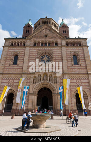 Speyer Kaiserdom/Kathedrale, die zum Weltkulturerbe der UNESCO Stockfoto