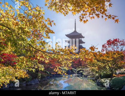 Japan, Kyoto City, To-Ji Tempel Stockfoto