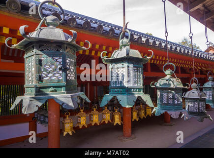 Japan, Stadt Nara, Kasuga Taisha Shinto Schrein, Stockfoto