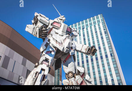 Japan, Tokyo, Odaiba, Gundam Stockfoto