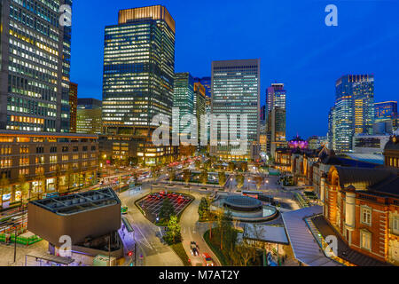 Japan, Tokyo City, Tokio Bahnhof, West Side Stockfoto