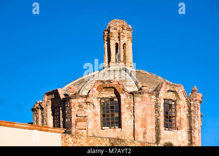 Hohe Schnitt der eine Kirche, Ex Convento De San Francisco, Zacatecas, Mexiko Stockfoto