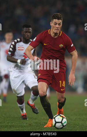 Stadio Olimpico, Rom, Italien. 9 Mär, 2018. Serie A Roma vs Torino. SCHICK in Aktion während der Partie im Stadio Olimpico in Rom. Credit: Marco iacobucci/Alamy leben Nachrichten Stockfoto