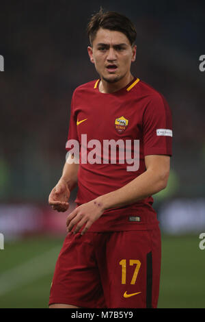 Stadio Olimpico, Rom, Italien. 9 Mär, 2018. Serie A Roma vs Torino. Unter in Aktion während der Partie im Stadio Olimpico in Rom. Credit: Marco iacobucci/Alamy leben Nachrichten Stockfoto