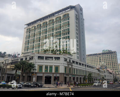 Das Hotel InterContinental im Bugis Junction Shopping Mall, Singapur entfernt. Stockfoto