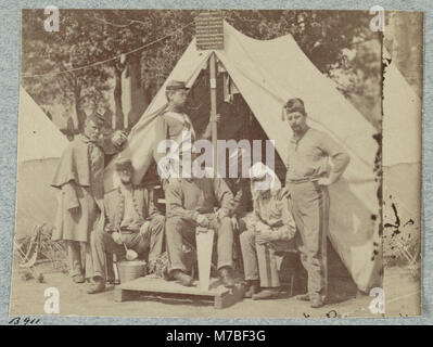 7 New York State Miliz, Camp Cameron, D.C., 1861 LCCN 2013648464 Stockfoto