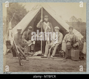 7 New York State Miliz, Camp Cameron, D.C., 1861 LCCN 2013648487 Stockfoto