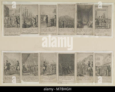 Szenen aus Ereignisse und Schlachten vor und während der Amerikanischen Revolution, 1775-1783, wie in 12 Abbildungen dargestellt) - D. Chodowiecki del. et sculp LCCN 2009631982