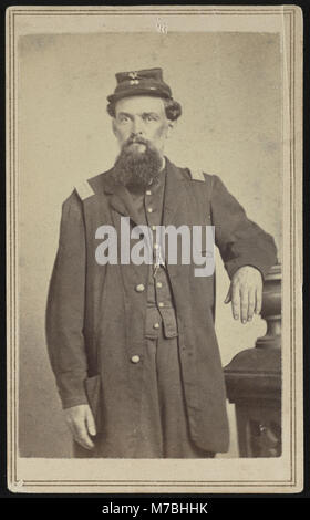 Kapitän Isaac G. Hodgen von Co.A, 99th Illinois Infanterie Regiment in Uniform) - Washburn, Fotograf, 113 Canal St., New-Orleans LCCN 2017659682 Stockfoto