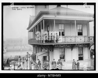 Kardinal Logue überprüfung Feuerlöschboote, New York LCCN 2014680539 Stockfoto