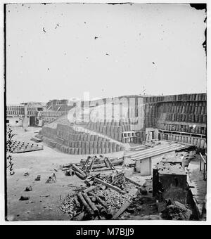 Charleston, South Carolina. Innenansicht von Fort Sumter LOC cwpb. 02447 Stockfoto