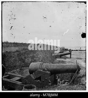 Charleston, South Carolina (Nähe). Fort Johnson, James Island, mit dem Gesicht in Richtung der Kanal LOC cwpb. 02433 Stockfoto