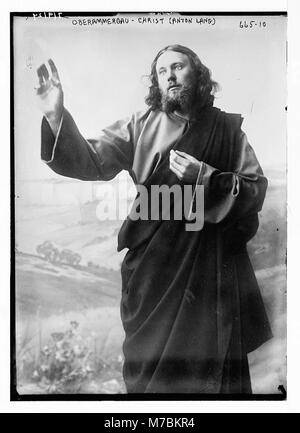 Christus (Anton Lang) in Leidenschaft spielen, Oberammergau, Bayern, Deutschland LCCN 2014683195 Stockfoto