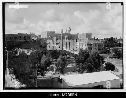 Damaskus Tor und Umgebung. Notre Dame de France Hospiz LOC 05458 matpc. Stockfoto