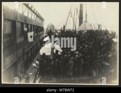 803Rd Pionier Infanterie Bataillon auf die U.S.S. Philippinische (truppentransporter) Hafen von Brest, Frankreich, 18. Juli, 1919). 32 LCCN 2010651613 Stockfoto